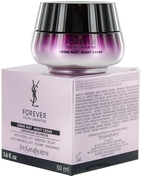 forever crema viso ysl premio|YSL YOUTH LIBERATOR FOREVER NIGHT FACE CREAM 50 .